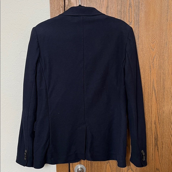 Ralph Lauren Navy Cotton Blazer - Picture 2 of 9